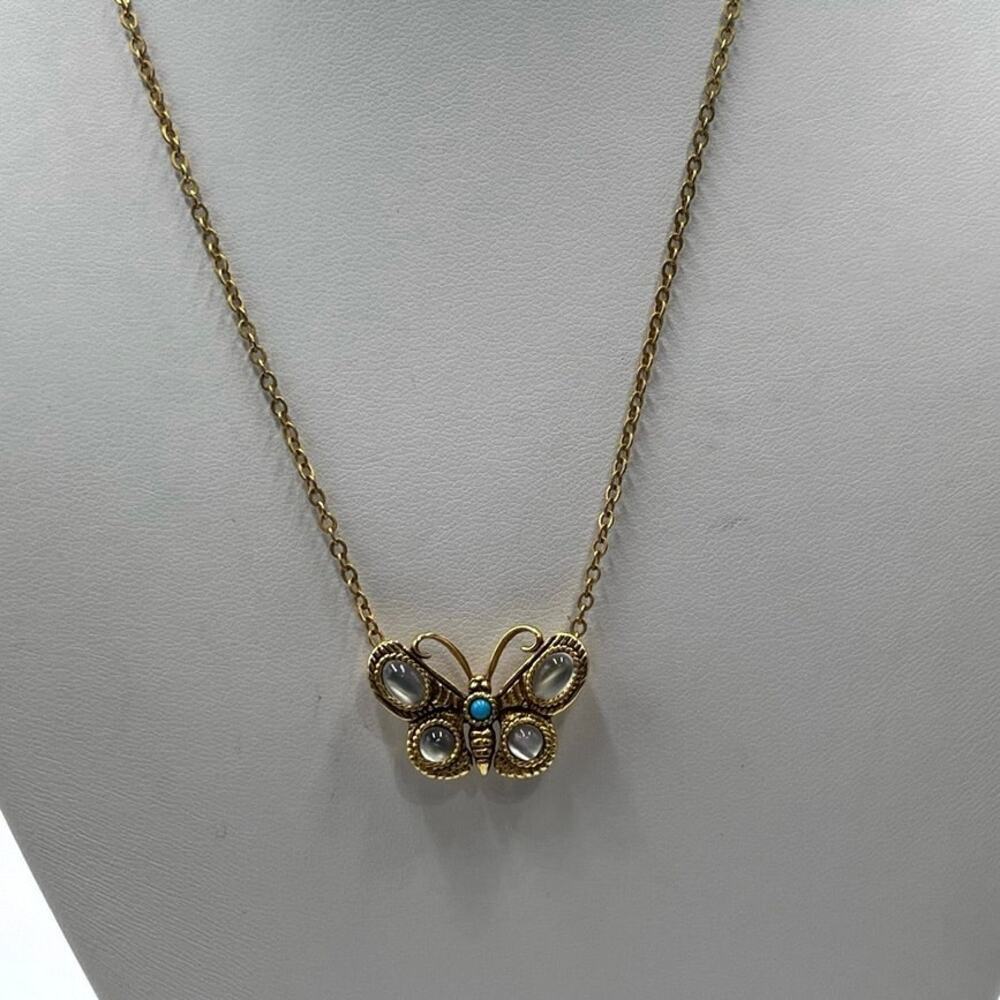 MMA (Metropolitan Museum of Art) BMCo (Breadner Mfr‎ Co) Butterfly Necklace